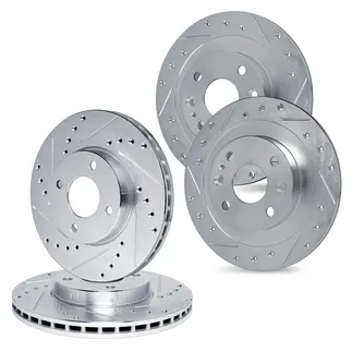 R1 Concepts WGPN2-73015 Brake Rotor- D/S - Silver